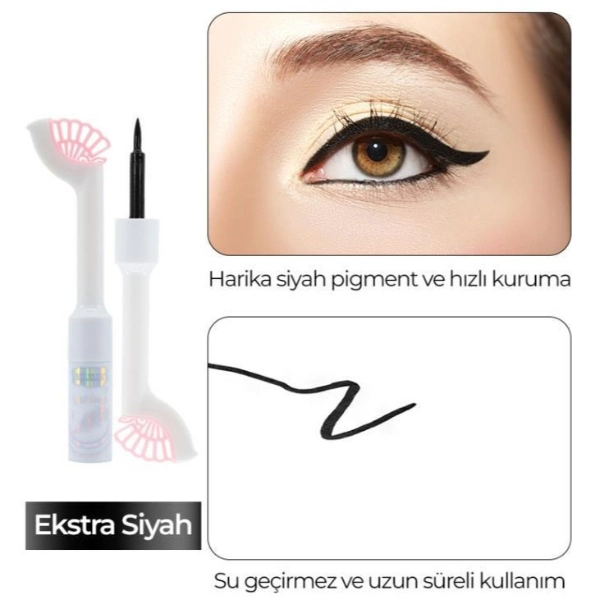 BUĞZ YAPRAK FİGÜRLÜ EYELİNER