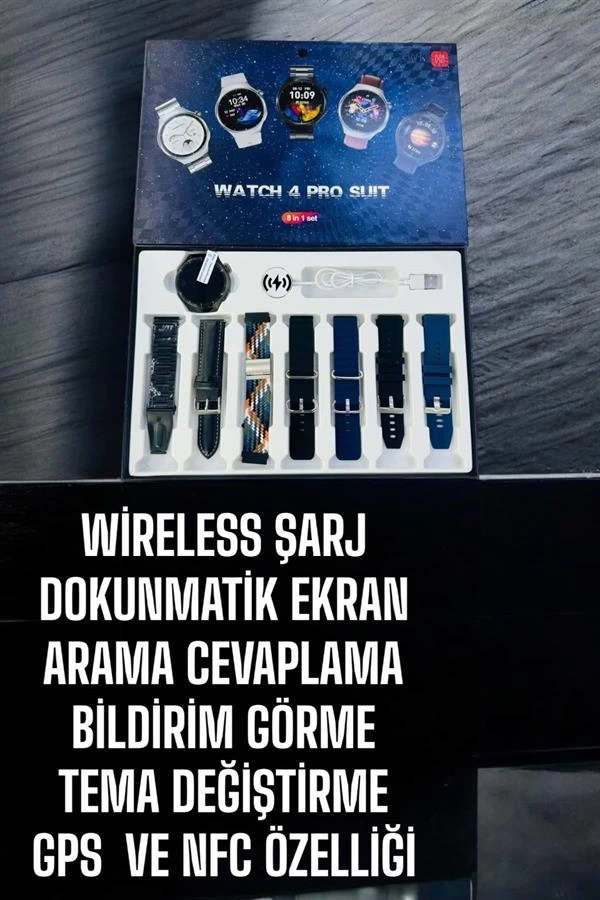 BUĞZ Yeni Model Akıllı Saat Bluetooth Bağlantılı NFC ve GPS Uyumlu