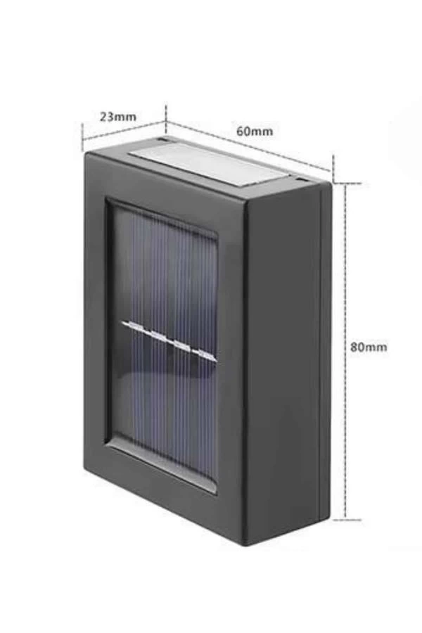 BUĞZ Yeni Model Solar Çift Taraflı Duvar Lambası Dekoratif Duvar Lambası