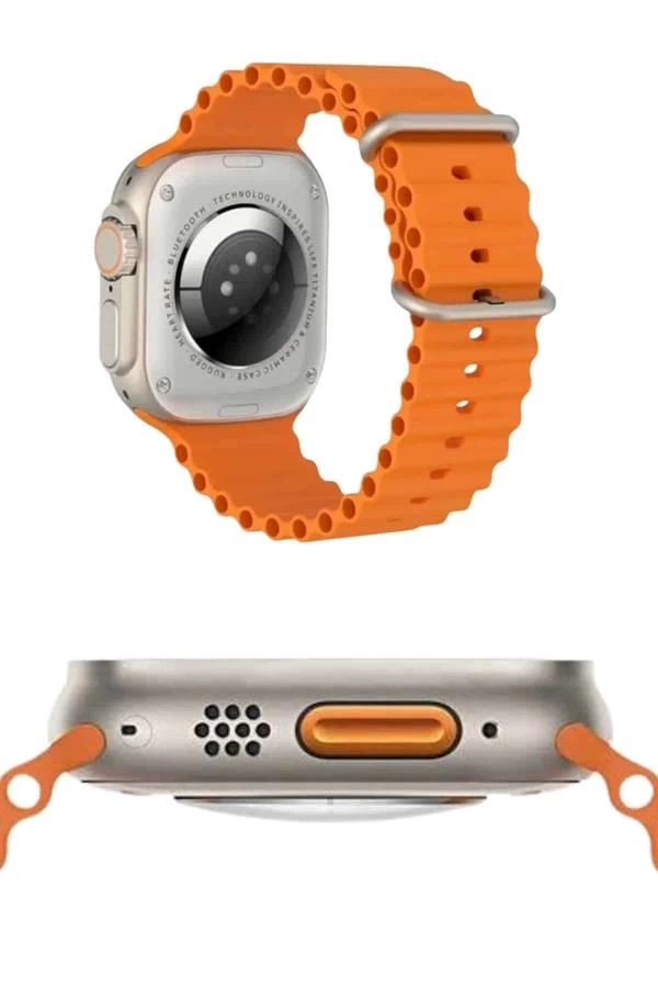 BUĞZ Yeni Nesil 3 Kordonlu Kol Saati 49 MM Amoled Ekran Akıllı Saat