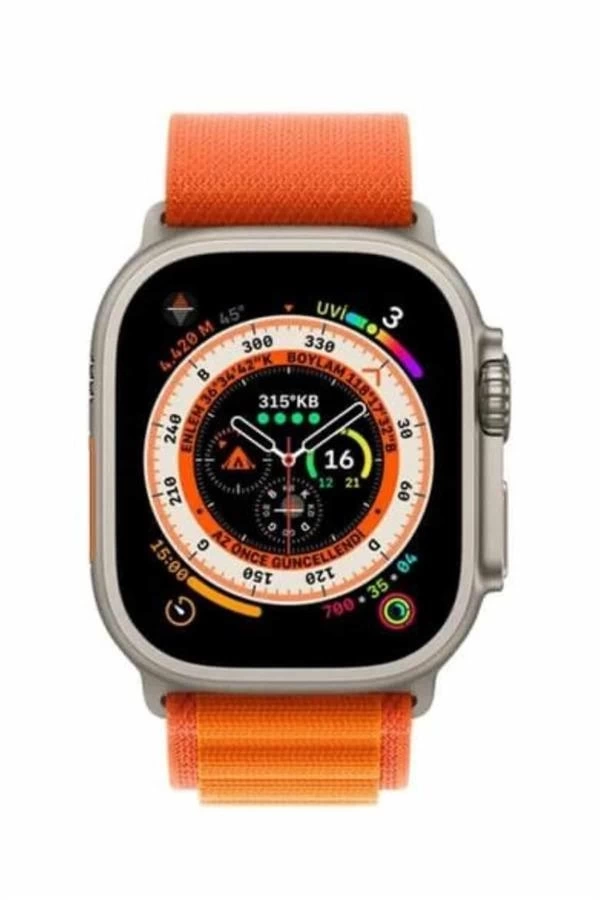 BUĞZ Yeni Nesil Akıllı Saat Çok Yönlü Titreşimli 49 MM Android ve İOS Uyumlu