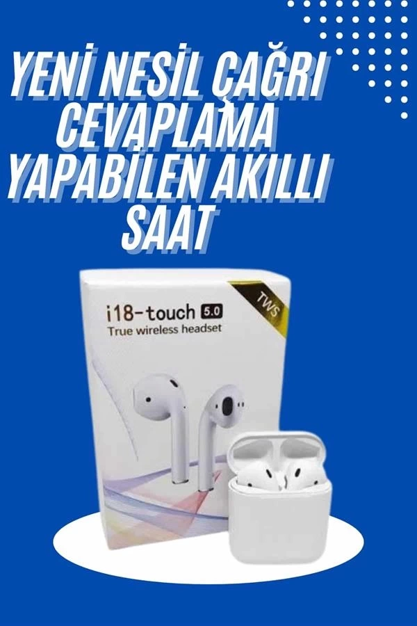 BUĞZ Yeni Nesil Çift Mikrofonlu Dokunmatik Kablosuz Bluetooth Kulaklık