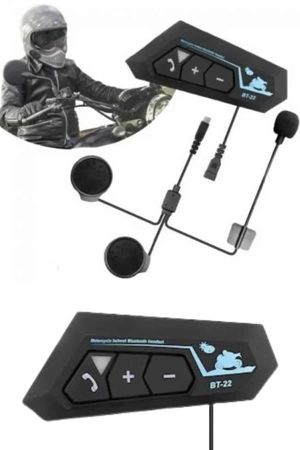 BUĞZ Yeni Nesil Dinleme Ve Konuşma Özellikli Intercom Kask Kulaklığı 5.0 Bluetooth