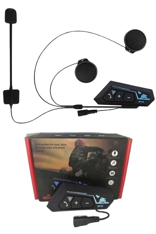 BUĞZ Yeni Nesil Dinleme Ve Konuşma Özellikli Intercom Kask Kulaklığı 5.0 Bluetooth
