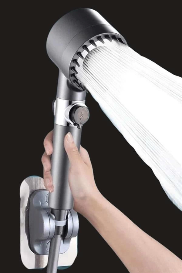 BUĞZ Yeni Nesil Duş Başlığı Paslanmaz Çelik Masaj Etkili Ergonomik Tasarım Su Basınçlı