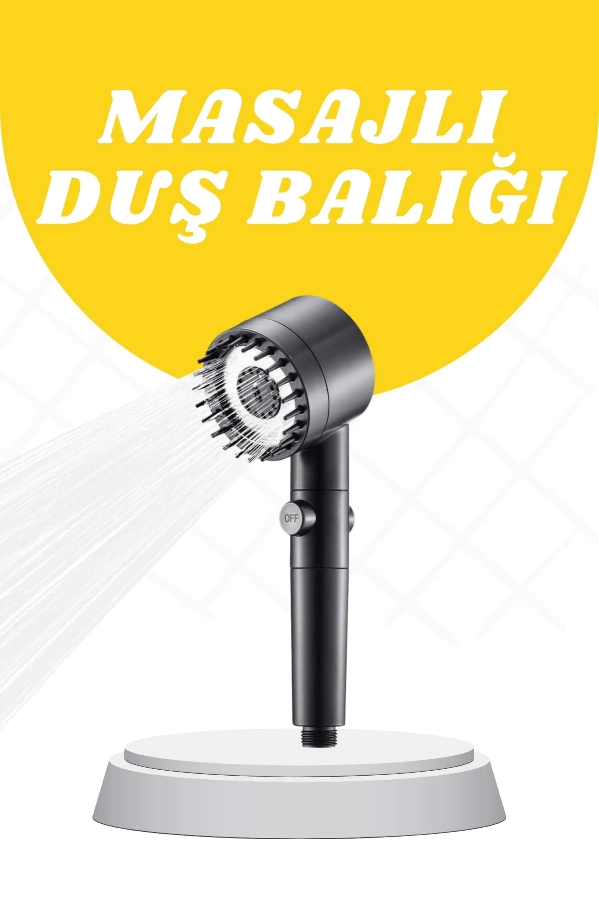BUĞZ Yeni Nesil Masaj Etkili Duş Başlığı Su Basınçlı Tazyikli Özel