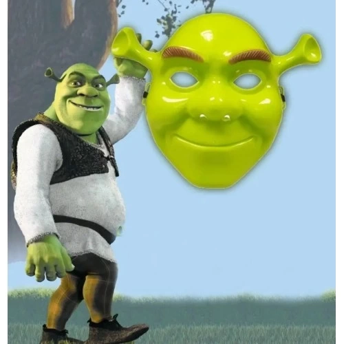 BUĞZ Yeşil Shrek Maskesi