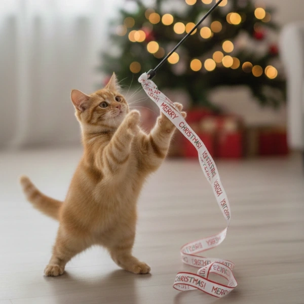 BUĞZ Yılbaşı Temalı Kedi Oyun Oltası