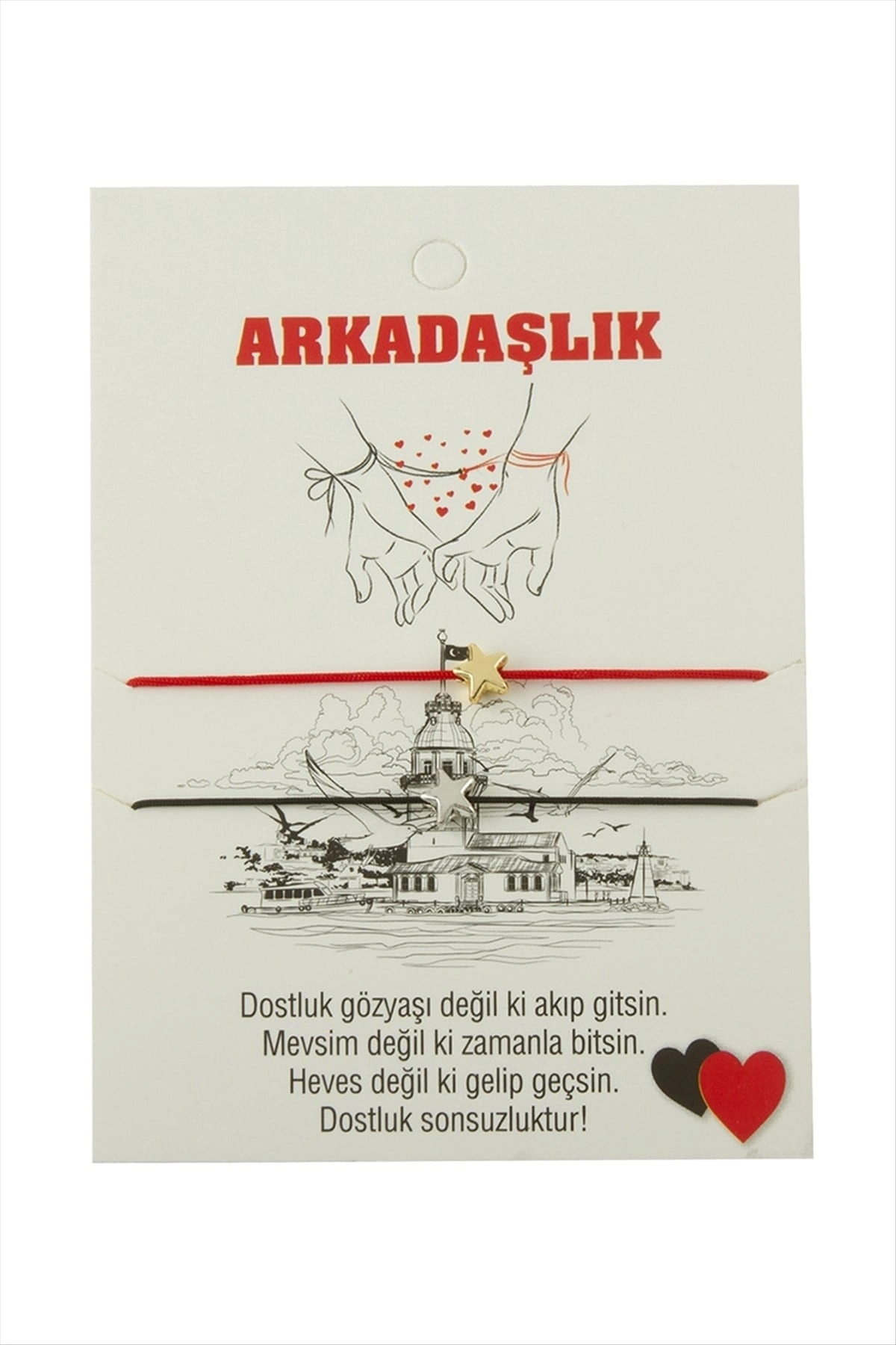 BUĞZ Yıldız Arkadaşlık İp Bileklik 2 Adet