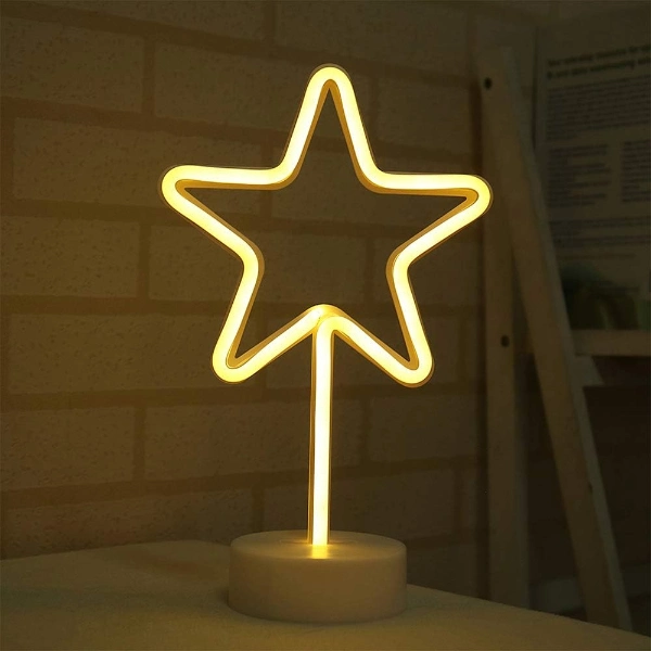 BUĞZ YILDIZ NEON LED LAMBA