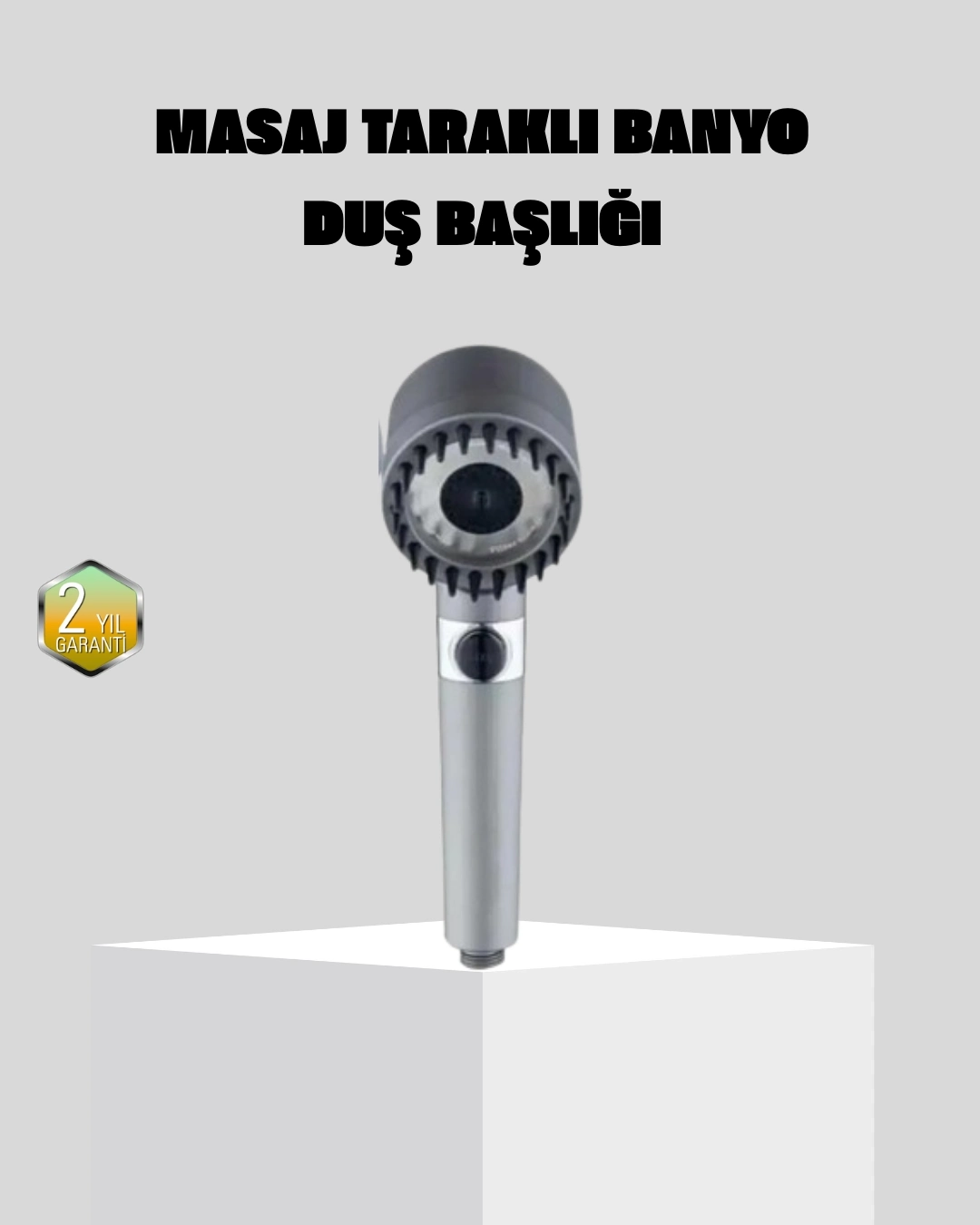 BUĞZ Yüksek Basınçlı Masajlı Duş Başlığı Su Tasarruflu