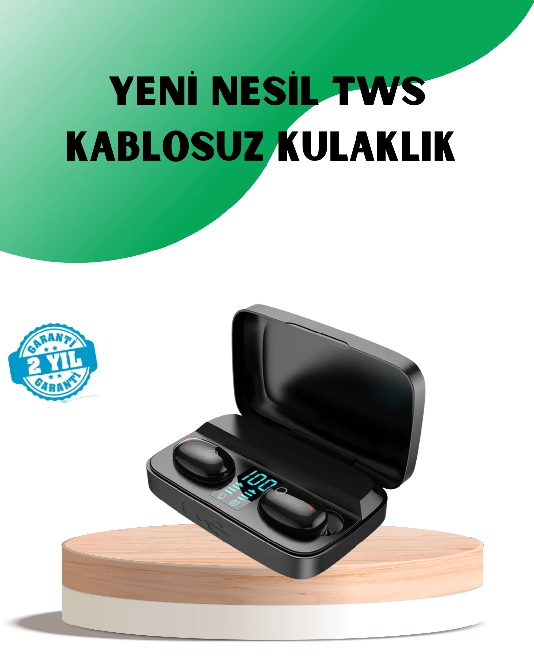 BUĞZ Yüksek Ses Kaliteli A10s TWS Bluetooth 5.0 Kablosuz Kulaklık