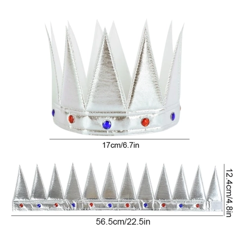BUĞZ Yumuşak Gümüş Kral Tacı 55 cm BUĞZ Yumuşak Gümüş Kral Tacı 55 cm