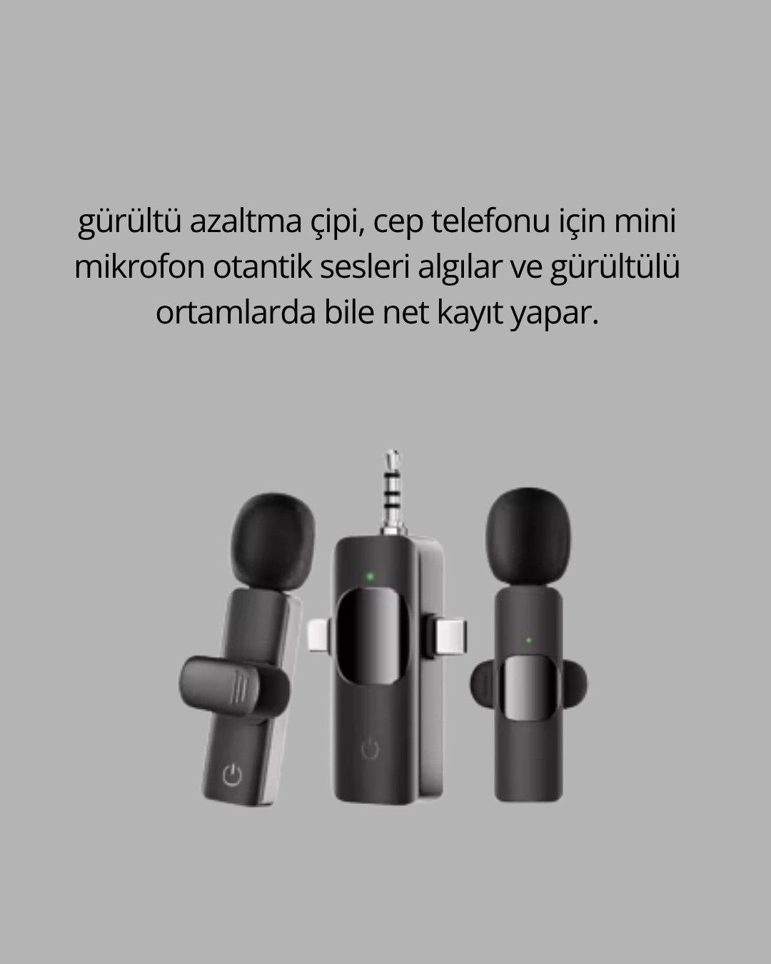 BUĞZ Çok Yönlü Mikrofon - Net Ses, Uzun Pil