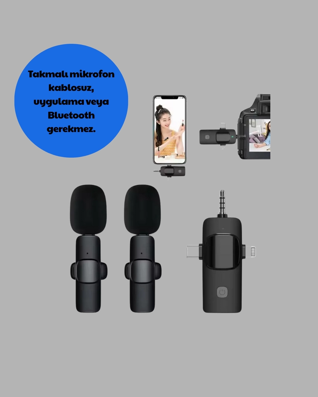 BUĞZ Çok Yönlü Mikrofon - Net Ses, Uzun Pil