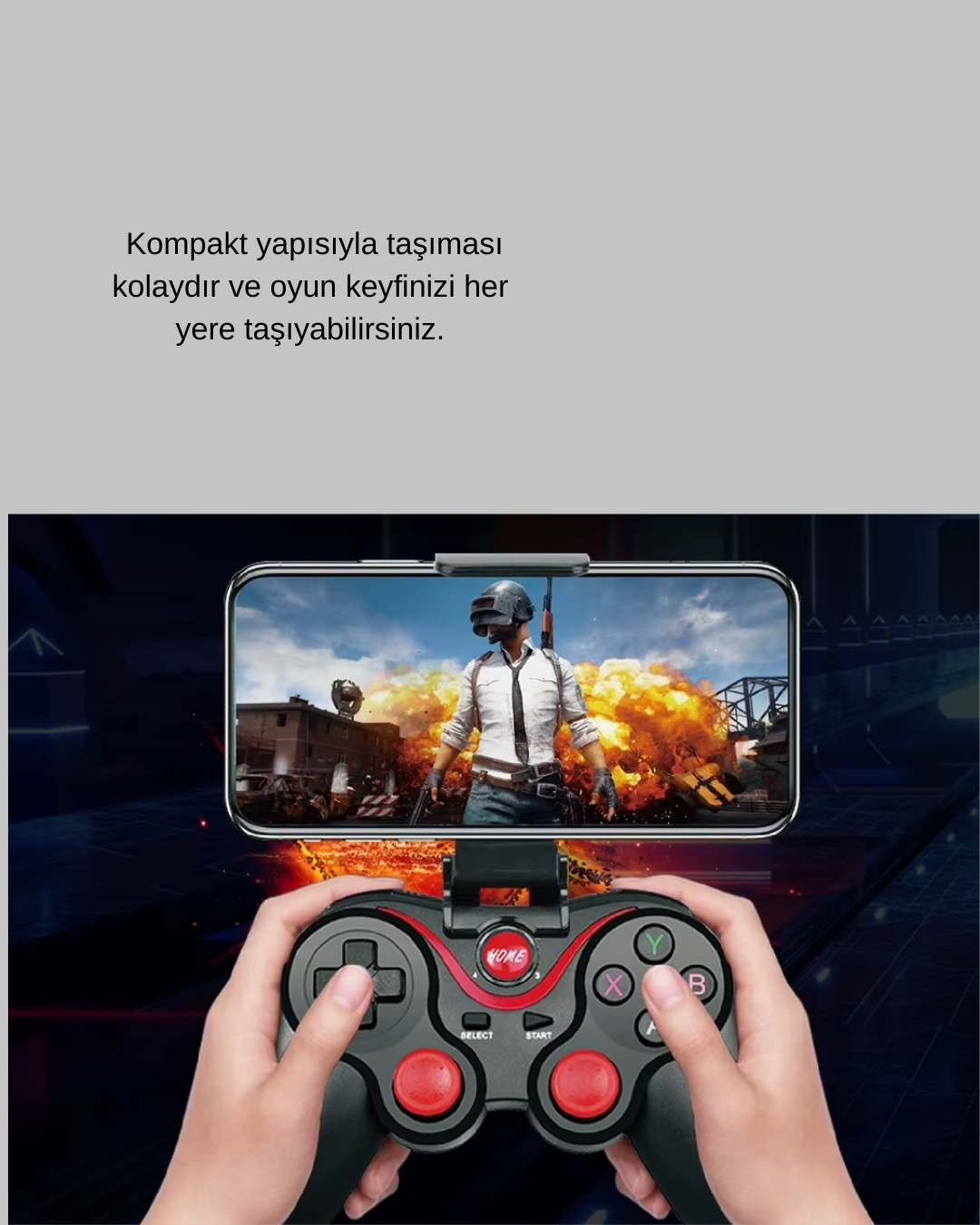 BUĞZ Ergonomik Tasarımlı Şarjlı Kablosuz Gamepad BUĞZ Ergonomik Tasarımlı Şarjlı Kablosuz Gamepad