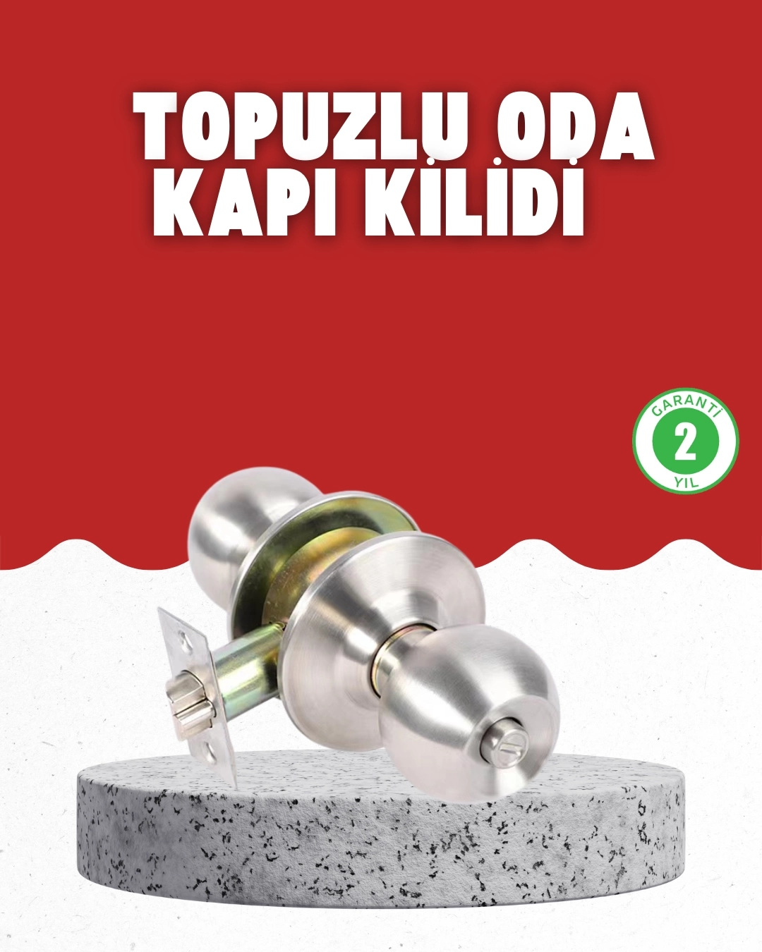 BUĞZ Estetik Güvenli Topuzlu Kapı Kilidi
