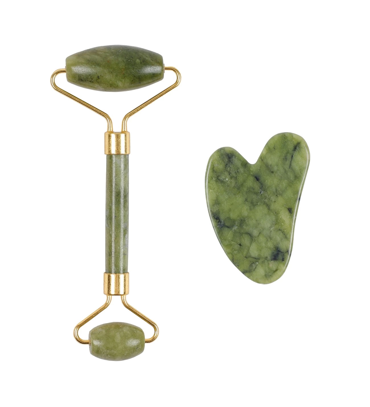 BUĞZ Jade Roller Gua Sha Taşı Seti