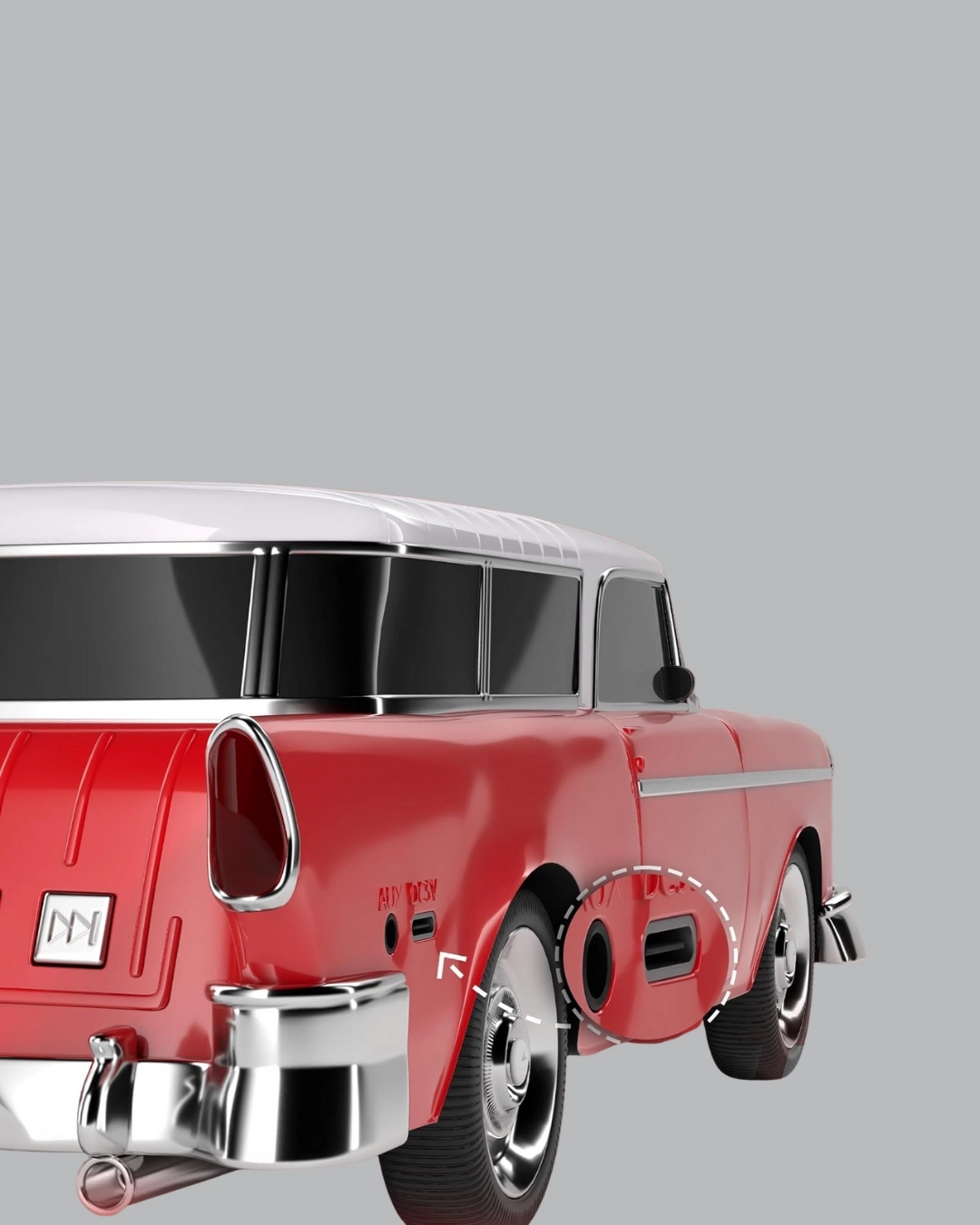 BUĞZ Retro Araba Şekilli Kablosuz Bluetooth Hoparlör