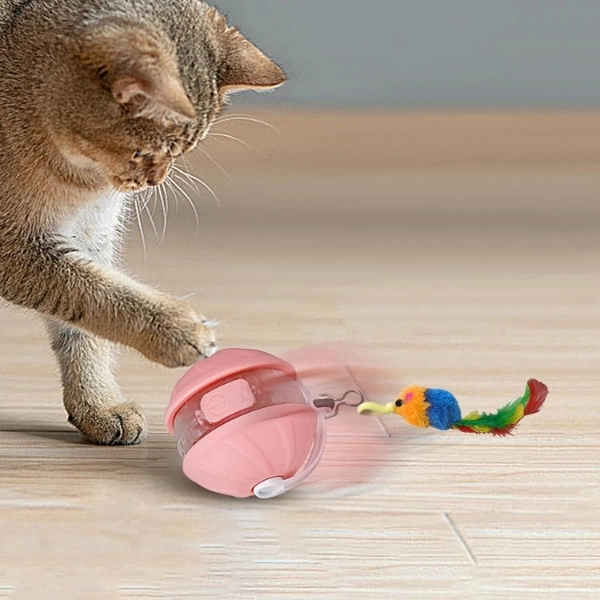 BUĞZ Şarjlı Hareketli Kedi Topu Oyuncak