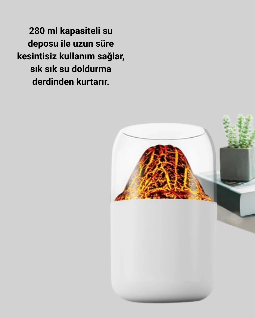 BUĞZ Su Hazneli LED Işıklı Aromaterapi Difüzörü