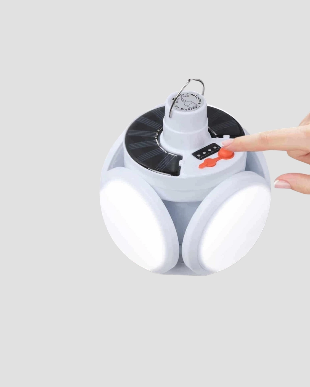 BUĞZ USB ve Solar Şarjlı Katlanabilir 5 Taraflı LED Lamba