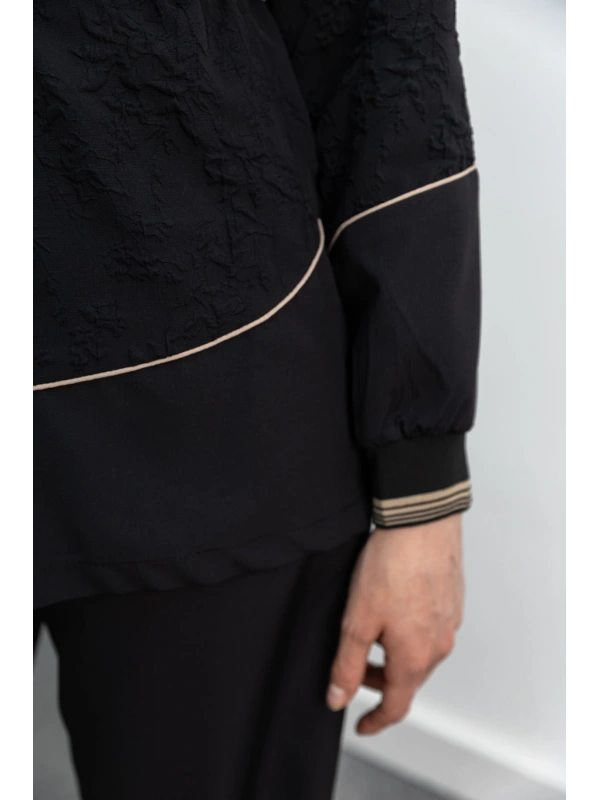 LETAFET 5042 CEKETLİ PANT. TAKIM - SİYAH