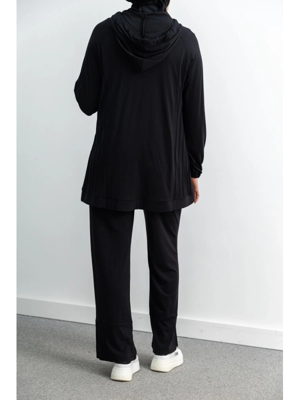 LETAFET 4068 PANTOLONLU TAKIM - SİYAH