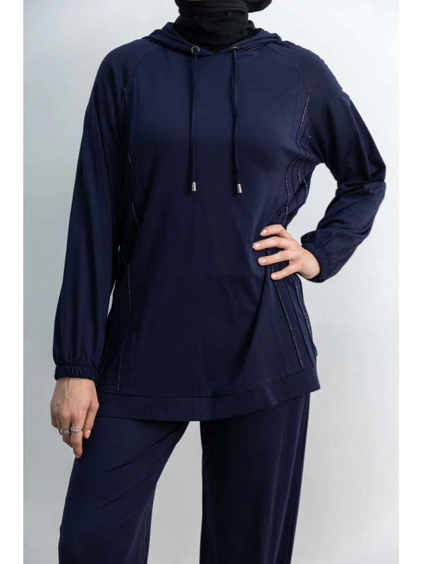 LETAFET 4068 PANTOLONLU TAKIM - LACİVERT