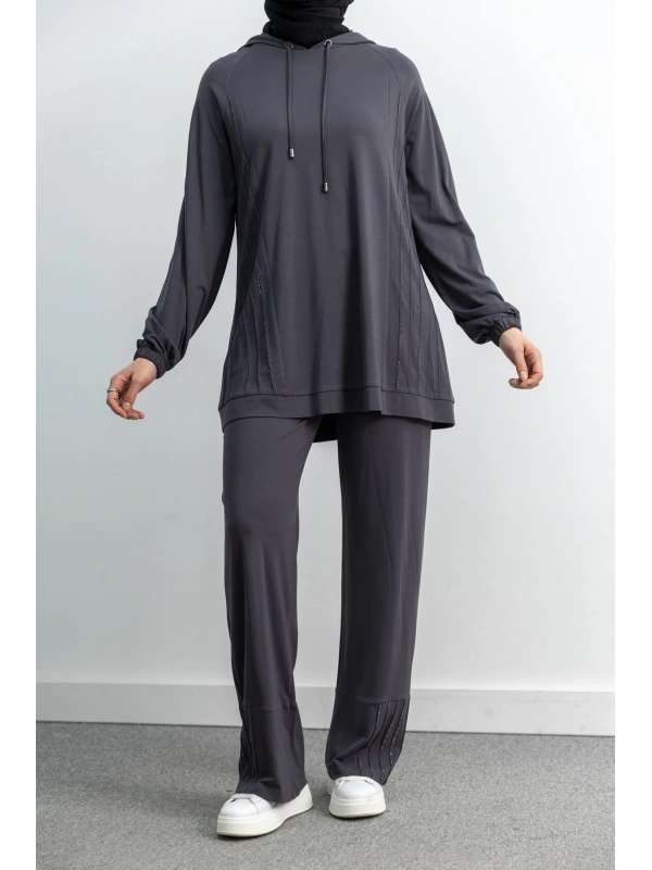 LETAFET 4068 PANTOLONLU TAKIM - GRİ