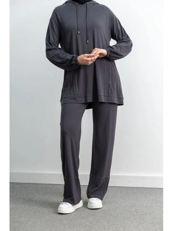 LETAFET 4068 PANTOLONLU TAKIM - GRİ