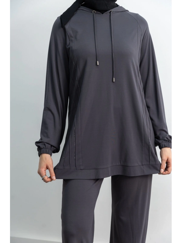 LETAFET 4068 PANTOLONLU TAKIM - GRİ