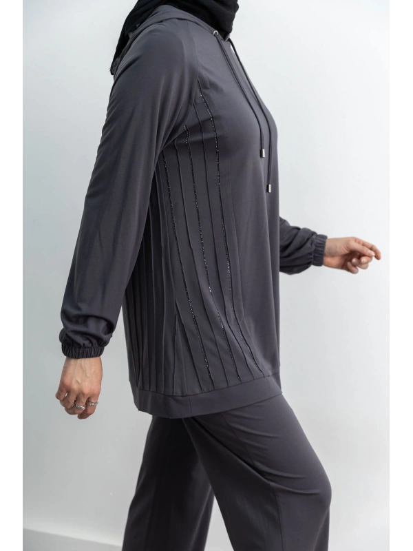 LETAFET 4068 PANTOLONLU TAKIM - GRİ