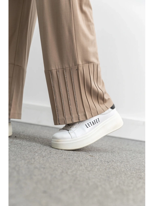 LETAFET 4068 PANTOLONLU TAKIM - BEJ