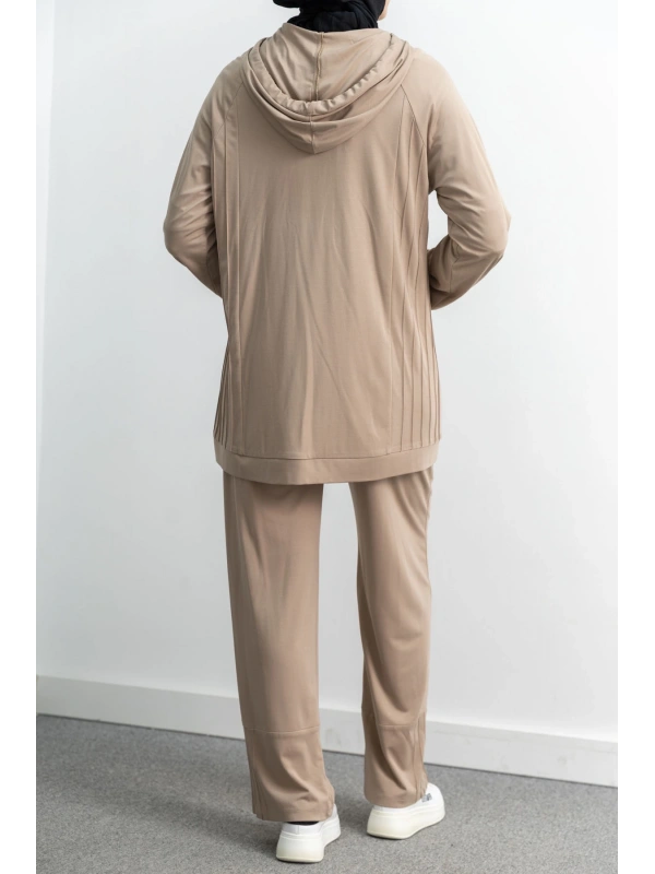 LETAFET 4068 PANTOLONLU TAKIM - BEJ