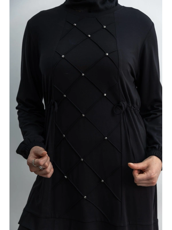 LETAFET 4033 PANTOLONLU TAKIM - SİYAH