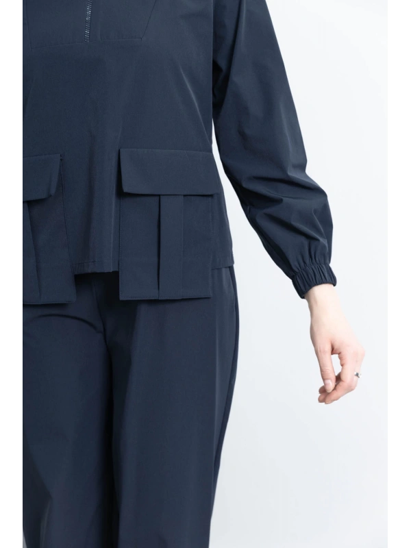 LETAFET 4074 PANTOLONLU TAKIM - LACİVERT