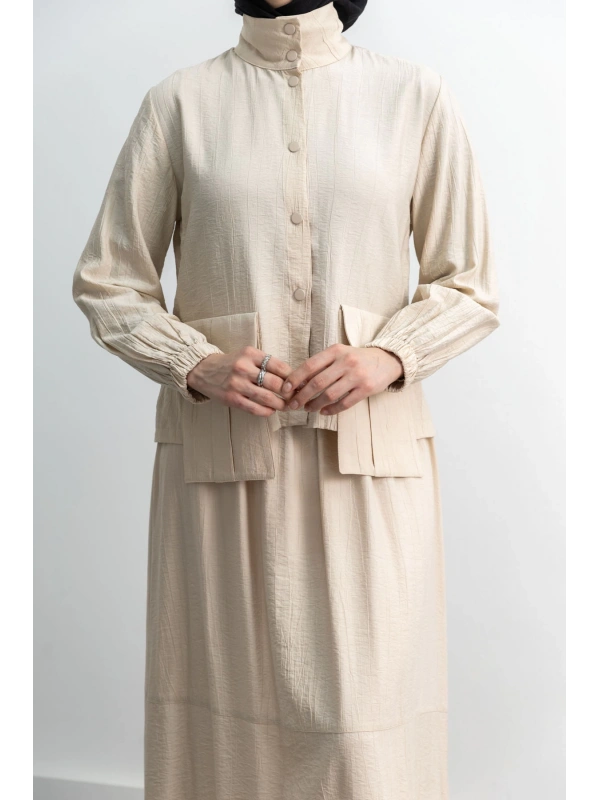 LETAFET 100 ETEKLİ TAKIM - BEJ