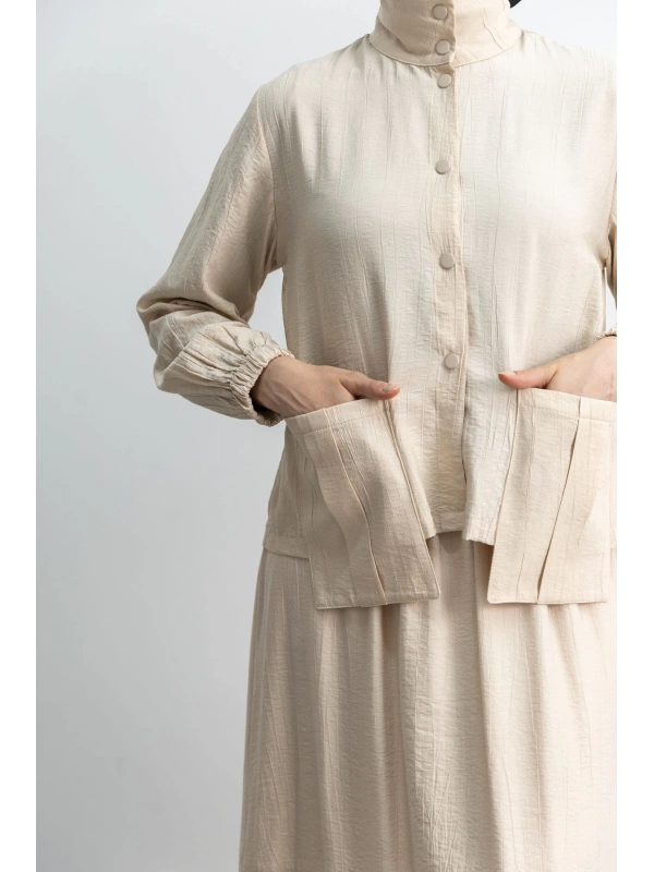 LETAFET 100 ETEKLİ TAKIM - BEJ