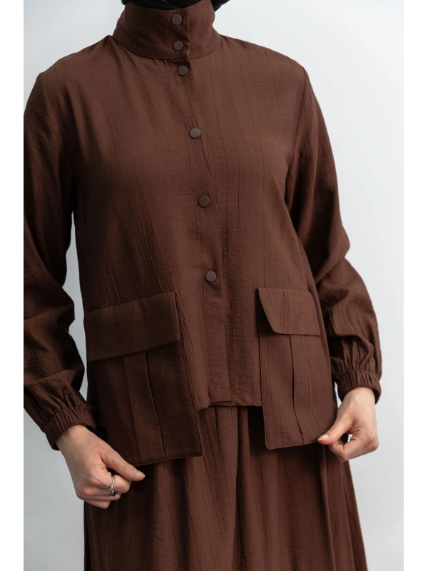 LETAFET 100 ETEKLİ TAKIM - KOYU KAHVE