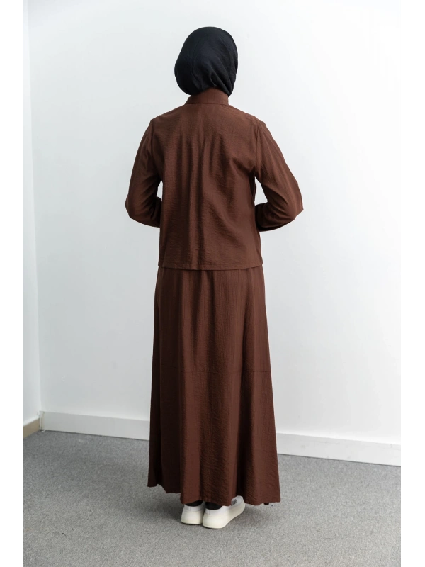 LETAFET 100 ETEKLİ TAKIM - KOYU KAHVE