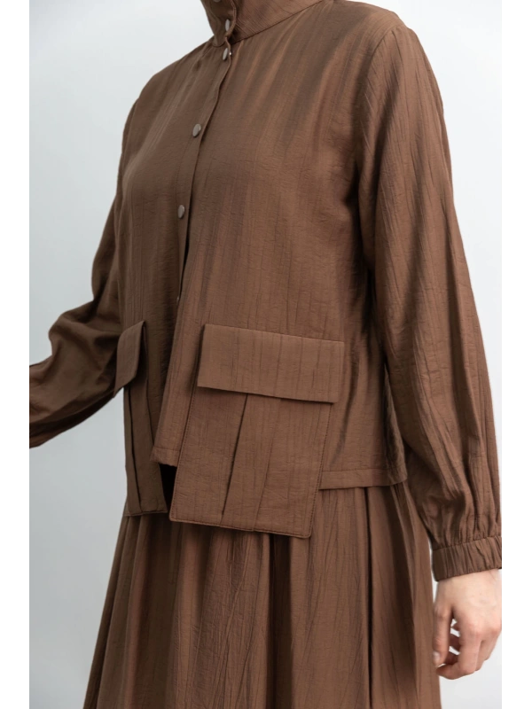 LETAFET 100 ETEKLİ TAKIM - KOYU VİZON