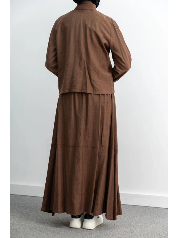 LETAFET 100 ETEKLİ TAKIM - KOYU VİZON