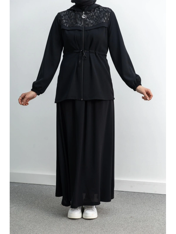 LETAFET 102 ETEKLİ TAKIM - SİYAH