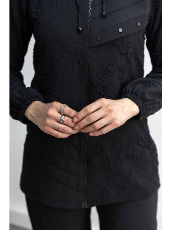 LETAFET 5043 CEKETLİ PANT. TAKIM - SİYAH