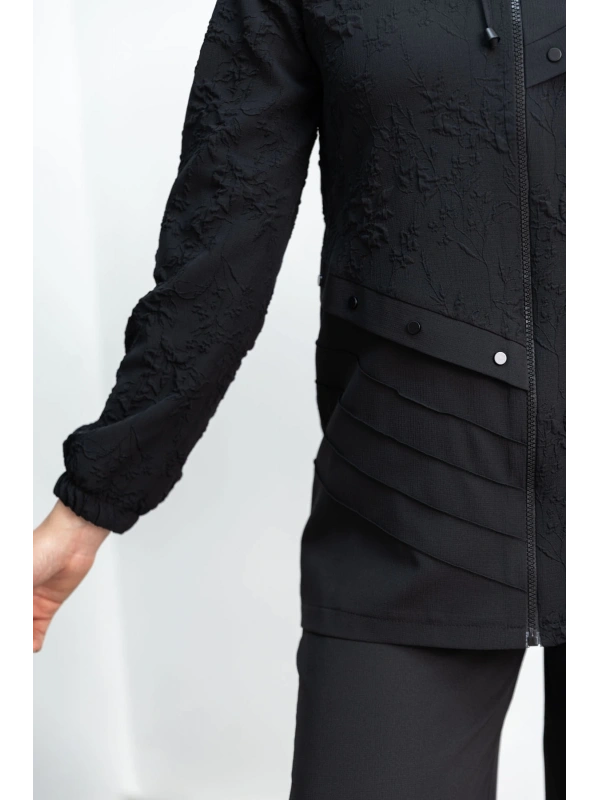 LETAFET 5043 CEKETLİ PANT. TAKIM - SİYAH