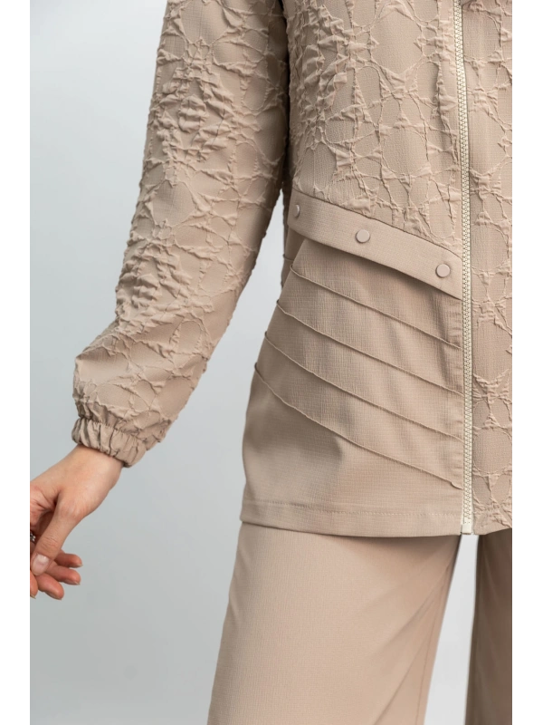 LETAFET 5043 CEKETLİ PANT. TAKIM - TAŞ