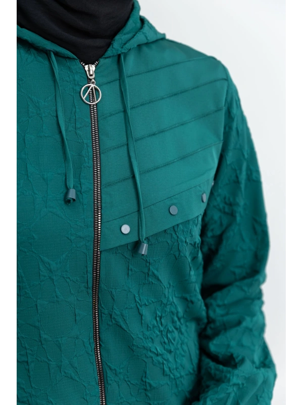 LETAFET 5043 CEKETLİ PANT. TAKIM - ZÜMRÜT