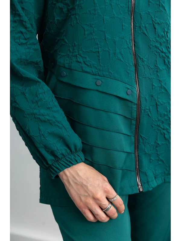 LETAFET 5043 CEKETLİ PANT. TAKIM - ZÜMRÜT