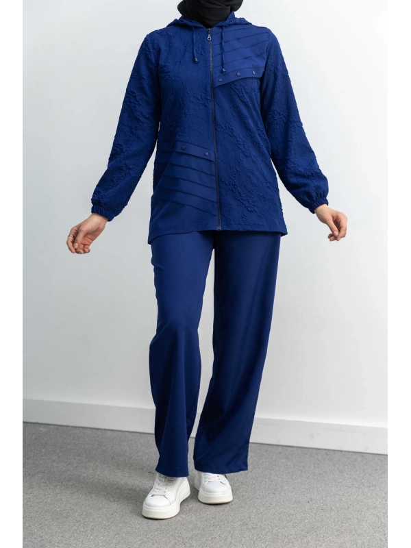 LETAFET 5043 CEKETLİ PANT. TAKIM - İNDİGO